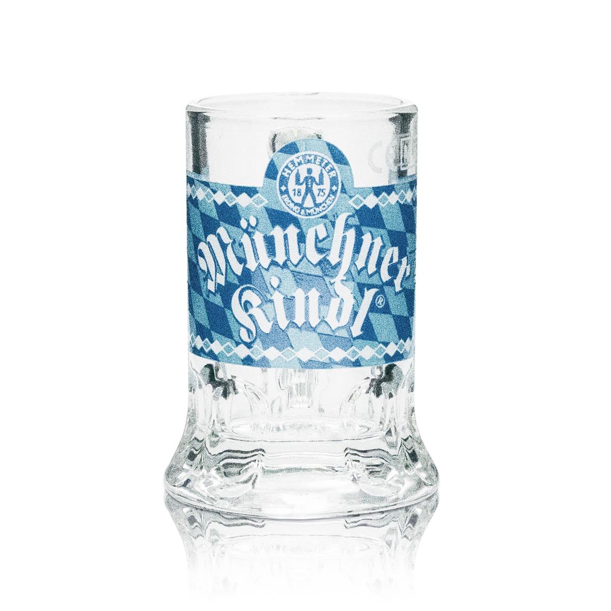 6x Müncher Kindl Bier Glas Shot Mini Bierglas Bayern – Ansicht 2