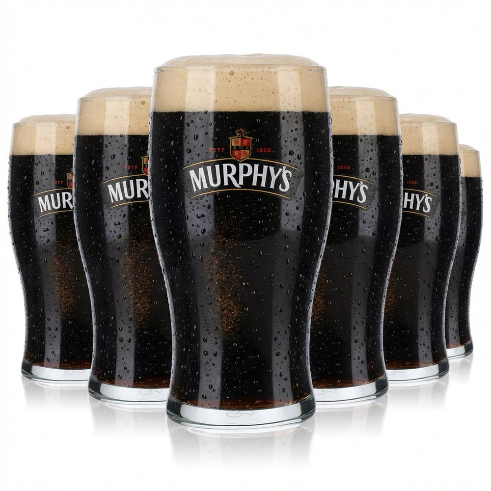 6x Murphys Bier Bierglas Gläser Biergläser Irish 0,5l Pintglas