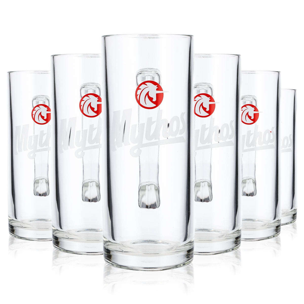 6x Mythos Bier Glas 0,5l Krug Bierseidel Bierhumpen Bierkrüge – Ansicht 7