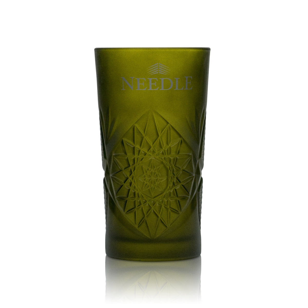 6x Needle Gin Longdrinkglas 0,3l Masterpiece Frosted-Green Becher Gläser Tonic – Ansicht 2