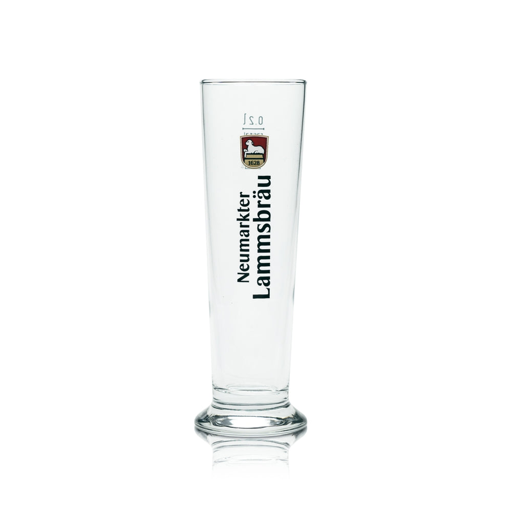 6x Neumarkter Lammsbräu Bier Glas 0,2l Stange Brauerei Gläser Beer Becher