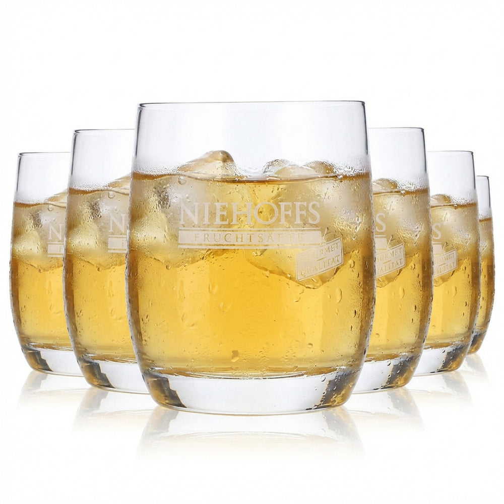 6x Niehoffs Saftglas Fruchtsaftgläser Tumbler Saftgläser klein