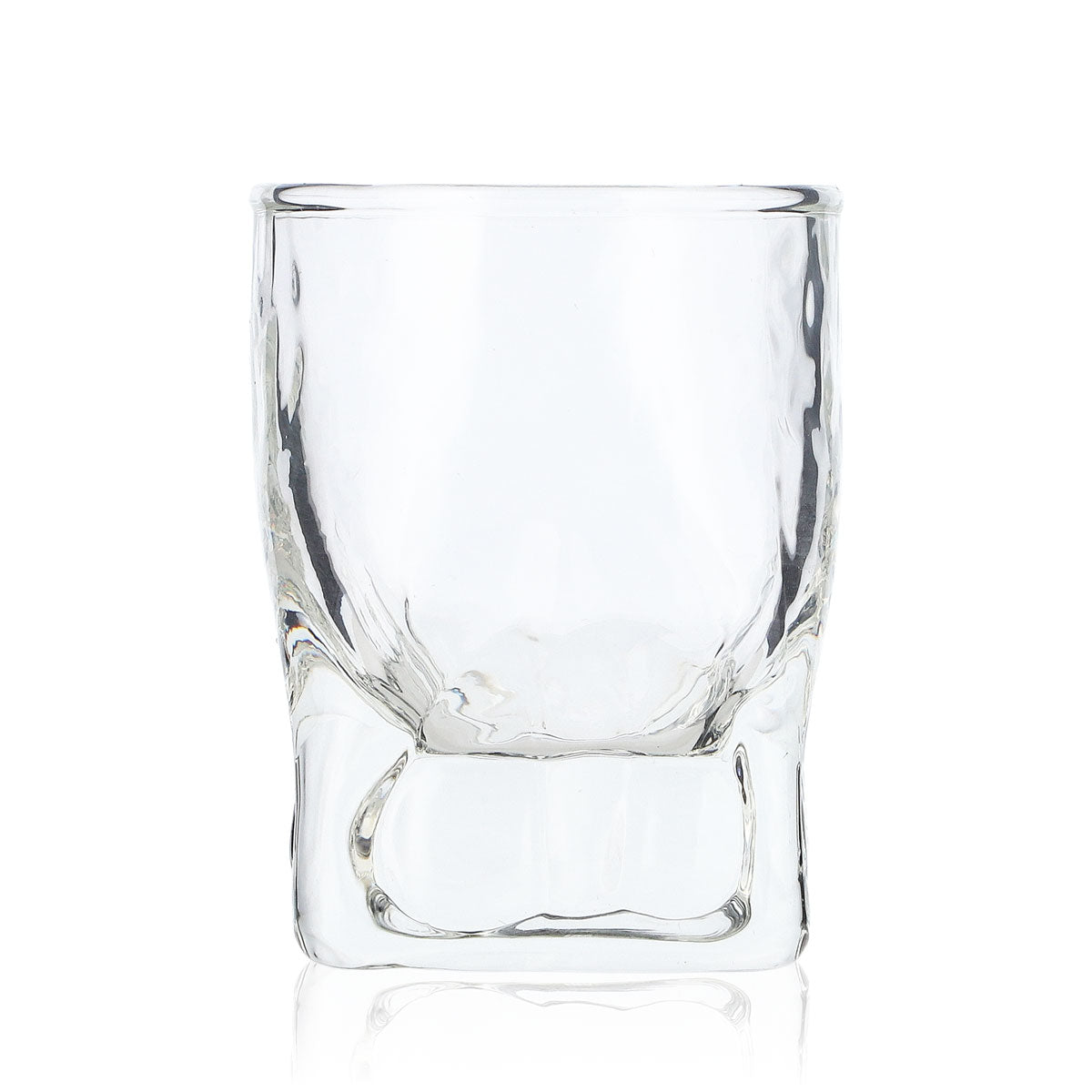 6x No Branding Glas 4cl Stamper Kurzer Shotglas Maserung – Ansicht 2