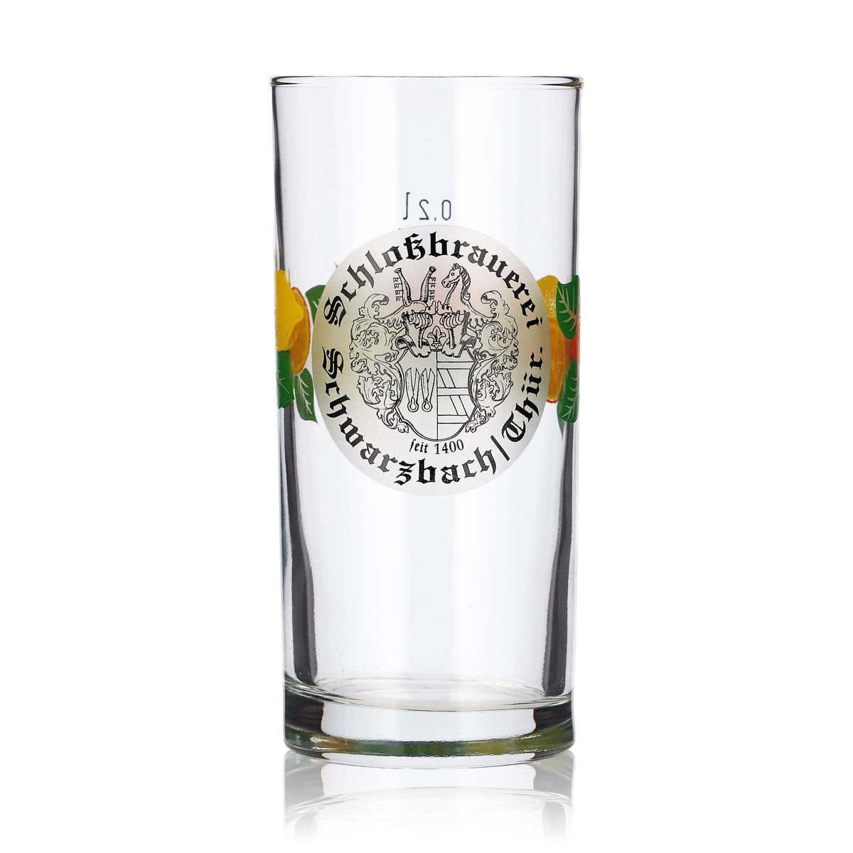 6x No Name Bier Glas 0,2l Longdrink Schloßbrauerei Rastal Schwarzbach – Ansicht 2