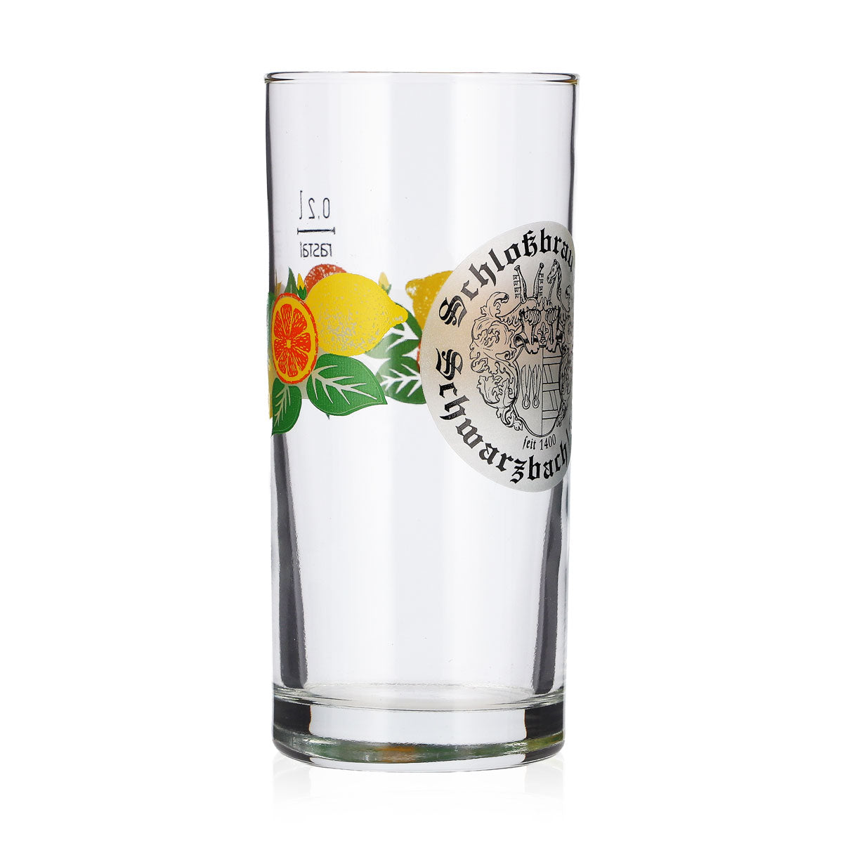6x No Name Bier Glas 0,2l Longdrink Schloßbrauerei Rastal Schwarzbach – Ansicht 3