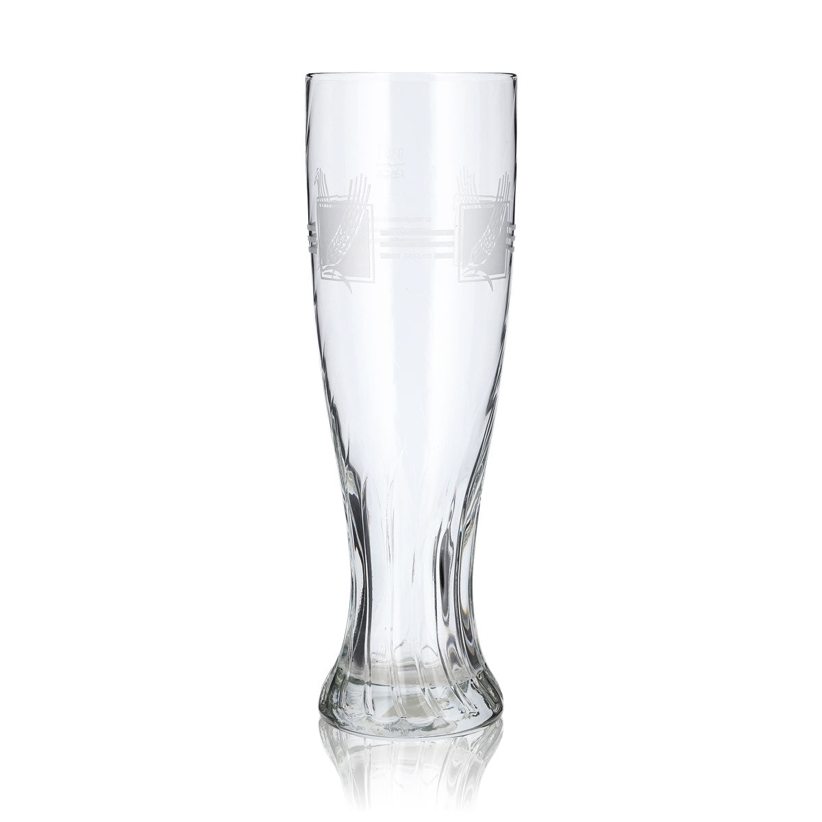 6x No Name Bier Glas 0,5l Pokal Getreide Logo Rastal Gefako – Ansicht 2