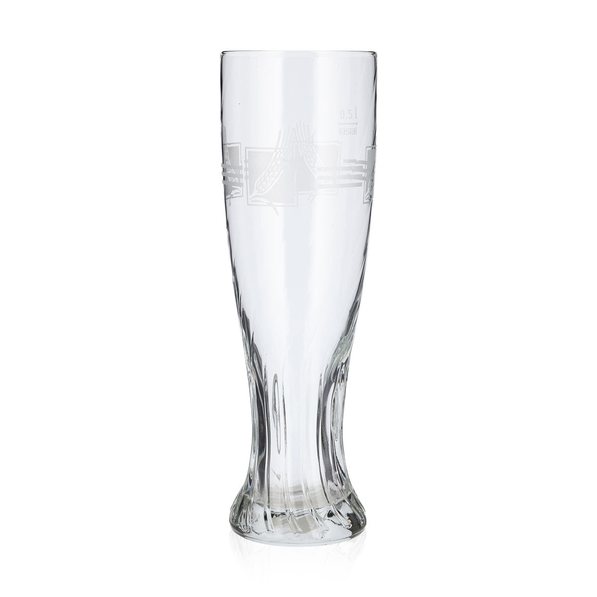 6x No Name Bier Glas 0,5l Pokal Getreide Logo Rastal Gefako – Ansicht 4