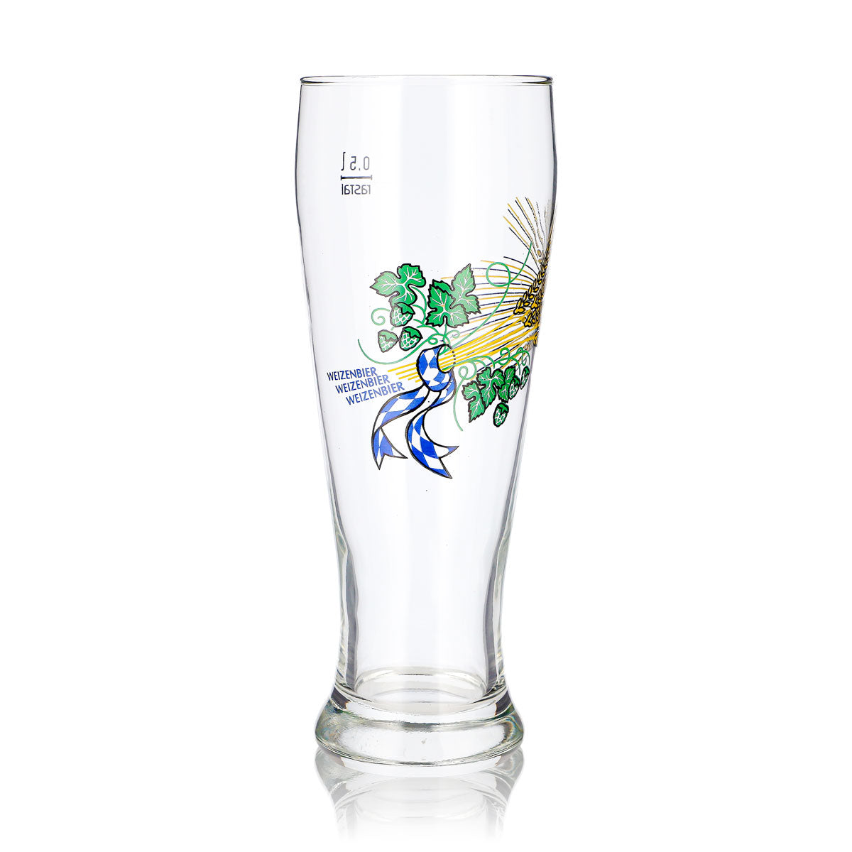 6x No Name Bier Glas 0,5l Pokal Weizenbier Weizen Rastal (6er Set) – Ansicht 2