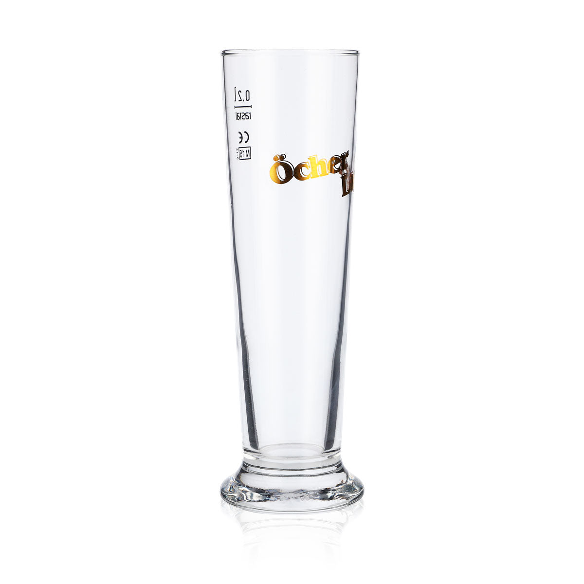 6x Öcher Lager Bier Glas Biergläser Glas Gläser 0,2l Becher/Stange Rastal – Ansicht 3