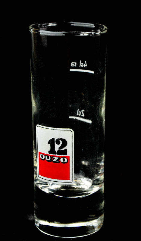 6x Ouzo Anis Likör Shot Stamper Kurzer Glas "Ouzo12" 2cl,4cl – Ansicht 2