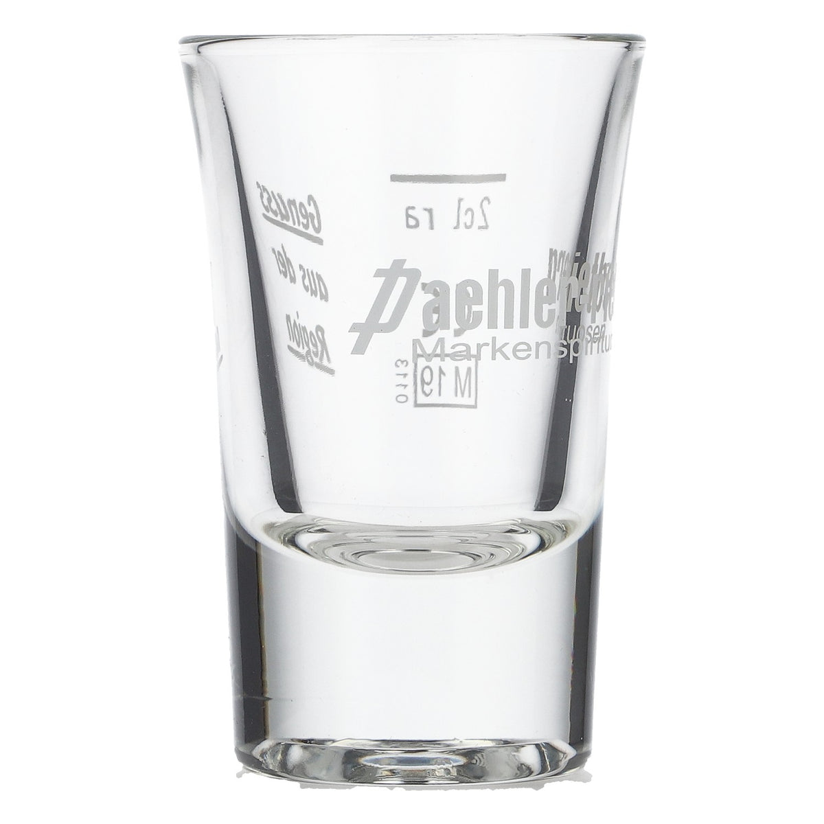 6x Paehler-Rietberg Schnaps Glas Stamper 2cl Kurzer Schnapsglas Shotglas – Ansicht 3