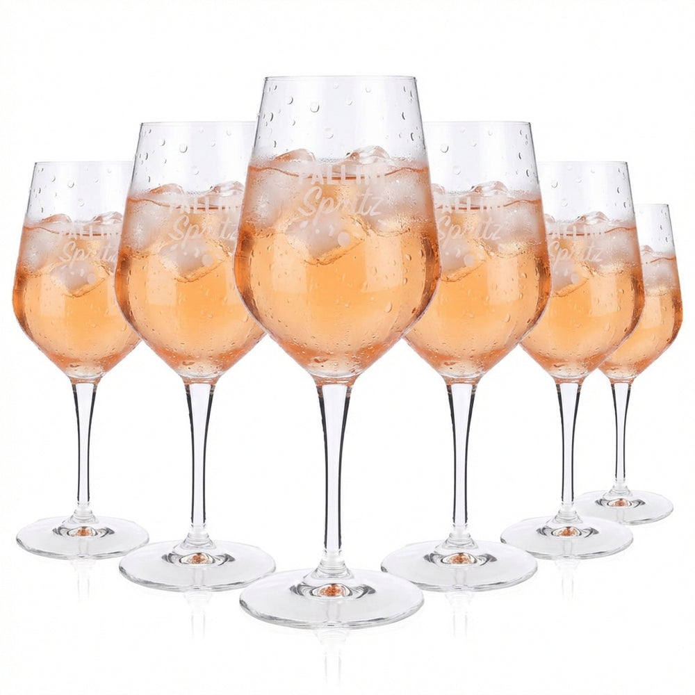 6x Pallini Sritz Limoncello Glas 0,44l Wein Gläser Aperitif Cocktail Stiel