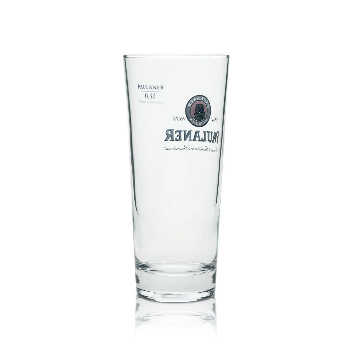 6x Paulaner Bier Glas 0,3l Becher Frankonia Sahm Willi Gläser Helles Brauerei – Ansicht 3