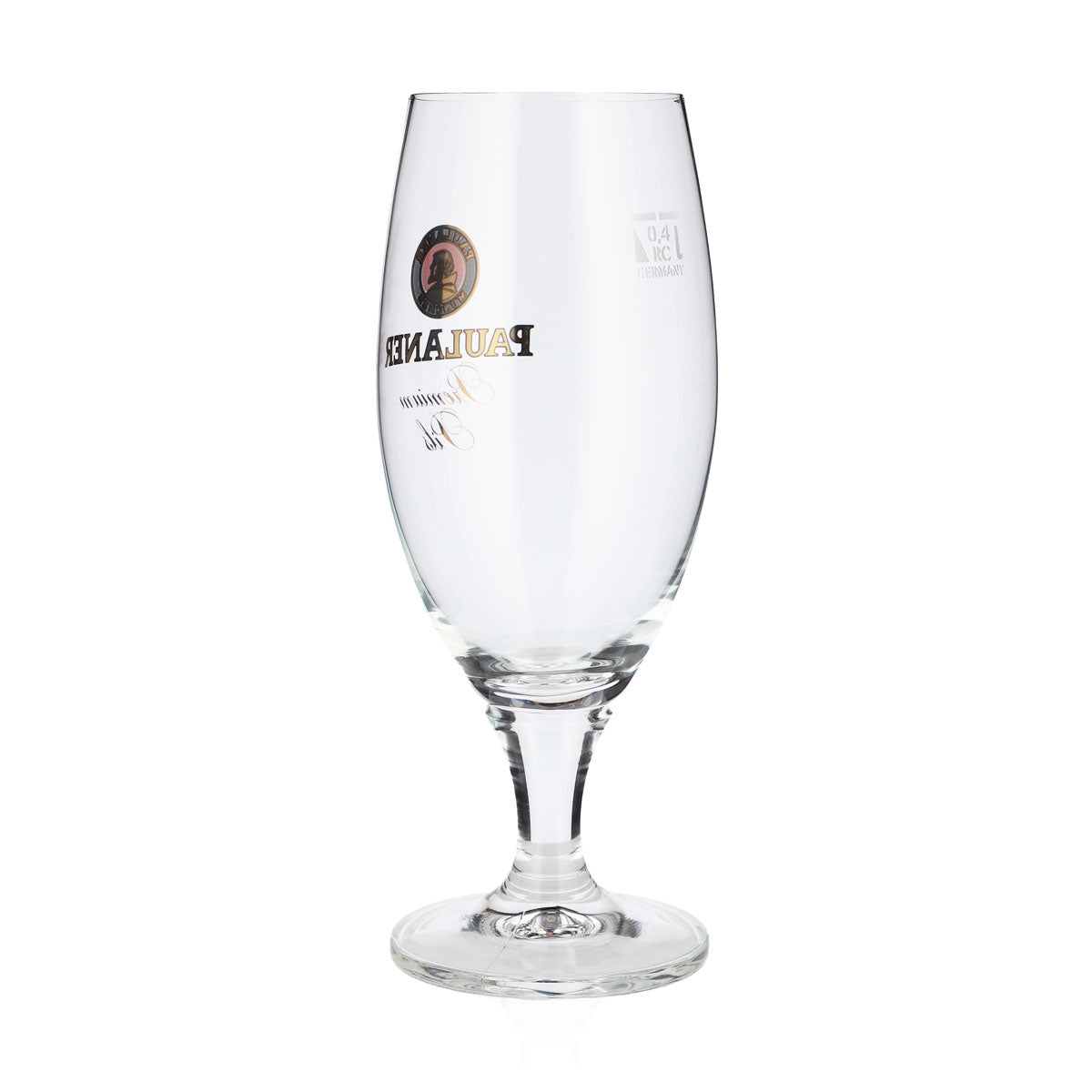 6x Paulaner Bier Glas 0,4l Pokal "Premium Pils" RC Weissbier Pokalglas (6er Set) – Ansicht 4