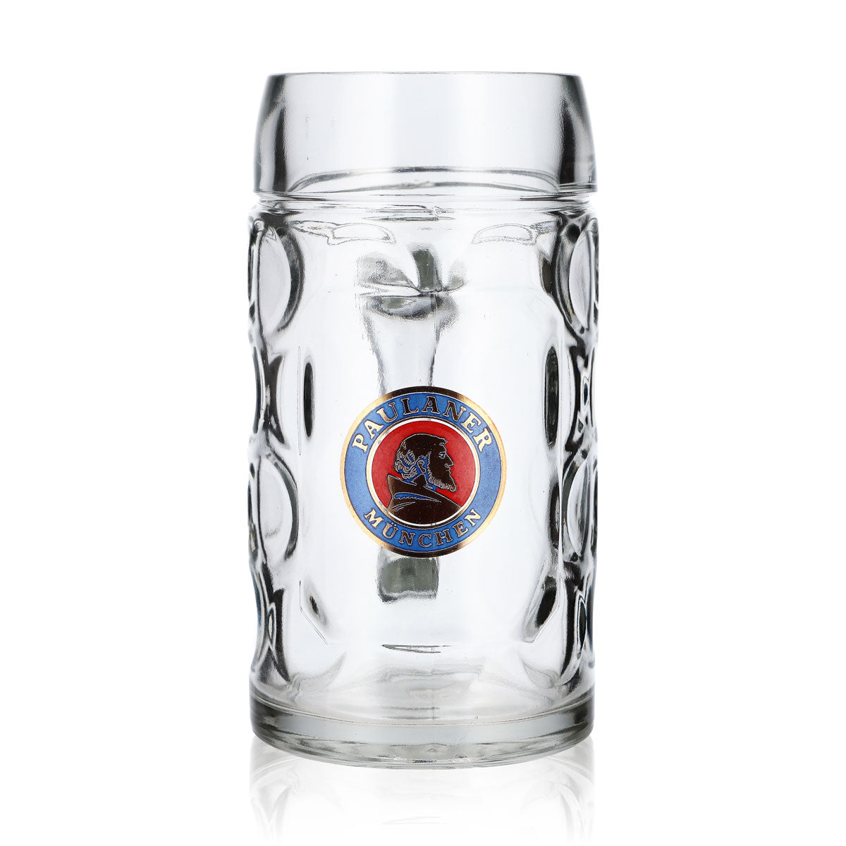 6x Paulaner Bier Glas Bierseidel Bierhumpen 0,5l Krug !!!B-WARE!!! Kontur – Ansicht 2