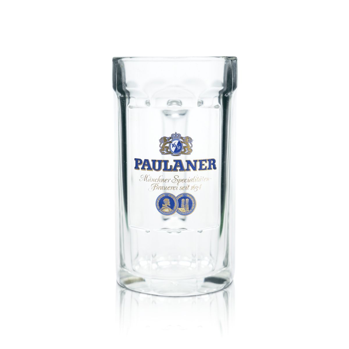 6x Paulaner Bierglas 0,4l Kontur Bierkrug Humpen Seidel Gläser Set Brauerei – Ansicht 2