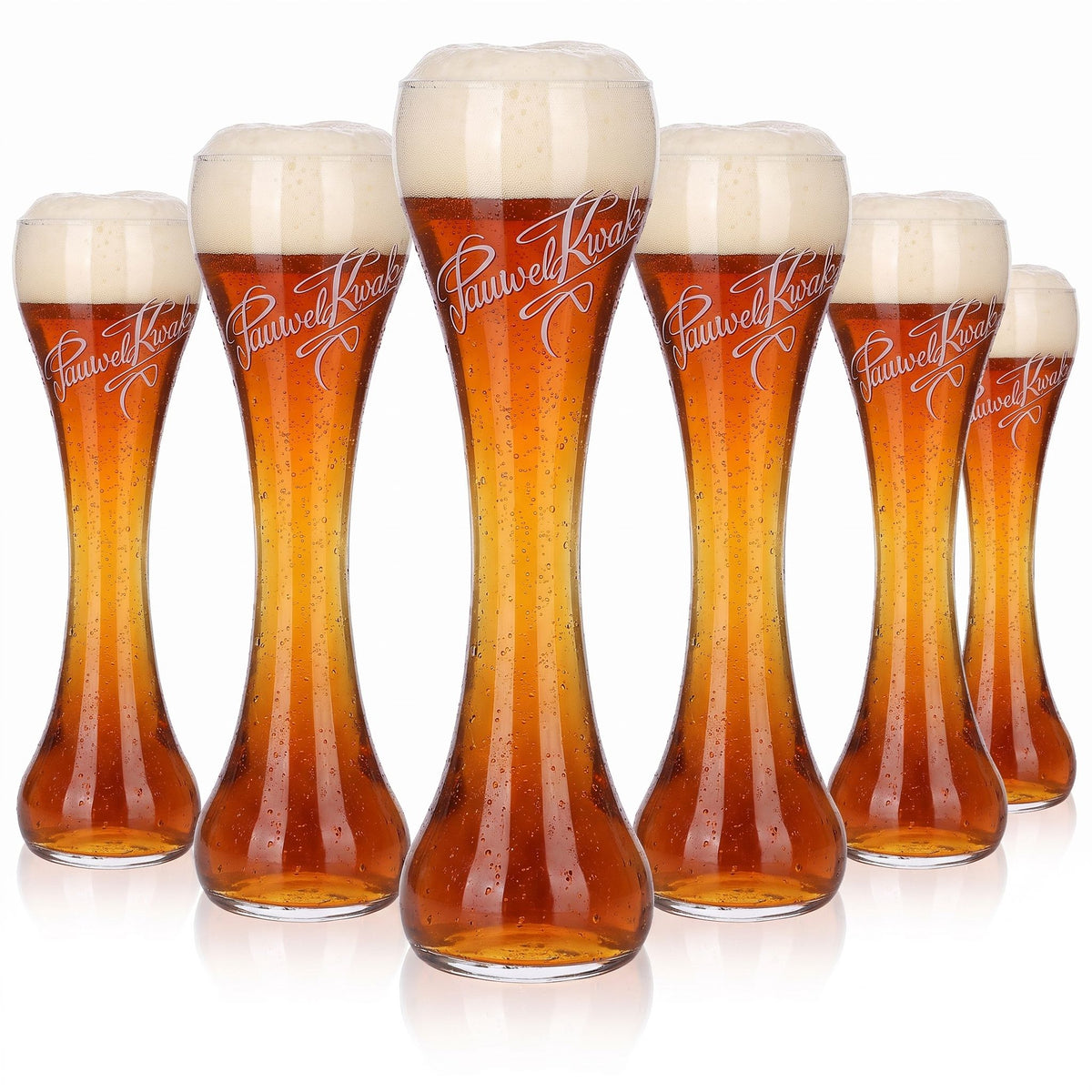 6x Pauwel Kwak Bier Glas 0,25l Pokal Ritzenhoff