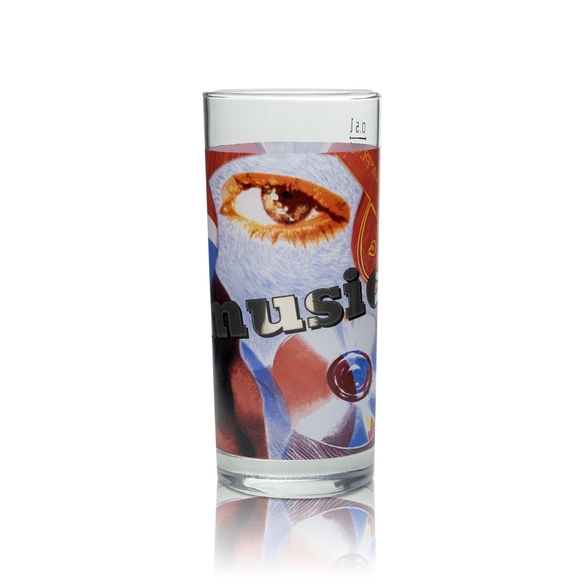 6x Pepsi Glas 0,5l Retro Becher "Music" Gläser Nostalgie Edition Sammler Cola – Ansicht 4