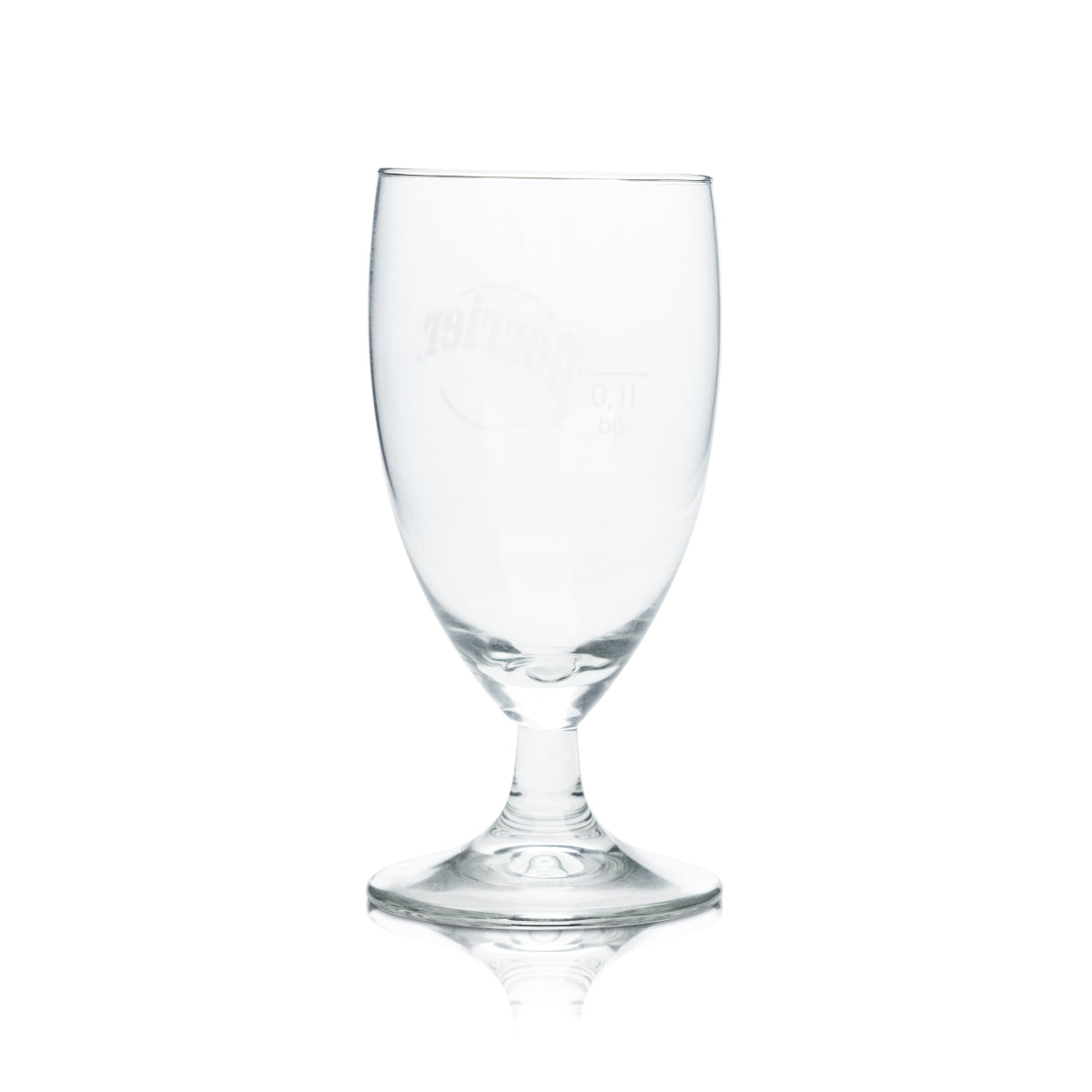 6x Perrier Wasser Glas 0,1l Pokal Kelch Gläser Mineral Quelle Sprudel Gastro Bar – Ansicht 3