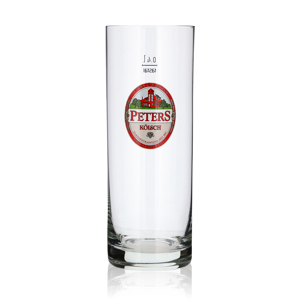 6x Peters Kölsch Glas 0,4l Stange Becher Kölsch Bier Gläser Set Brauerei Kneipe – Ansicht 2