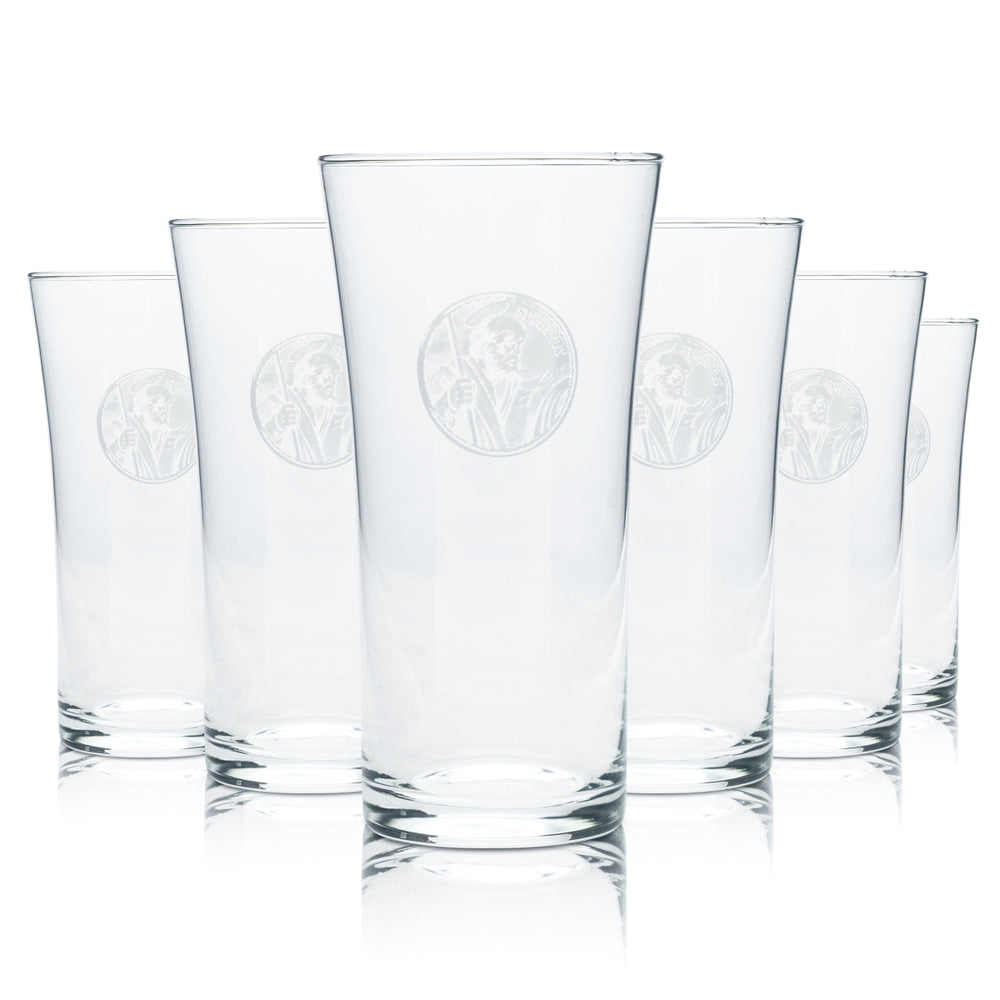 6x Petrusquelle Wasser Glas 0,2l Tumbler Becher Gläser Mineral Quell Sprudel Bar