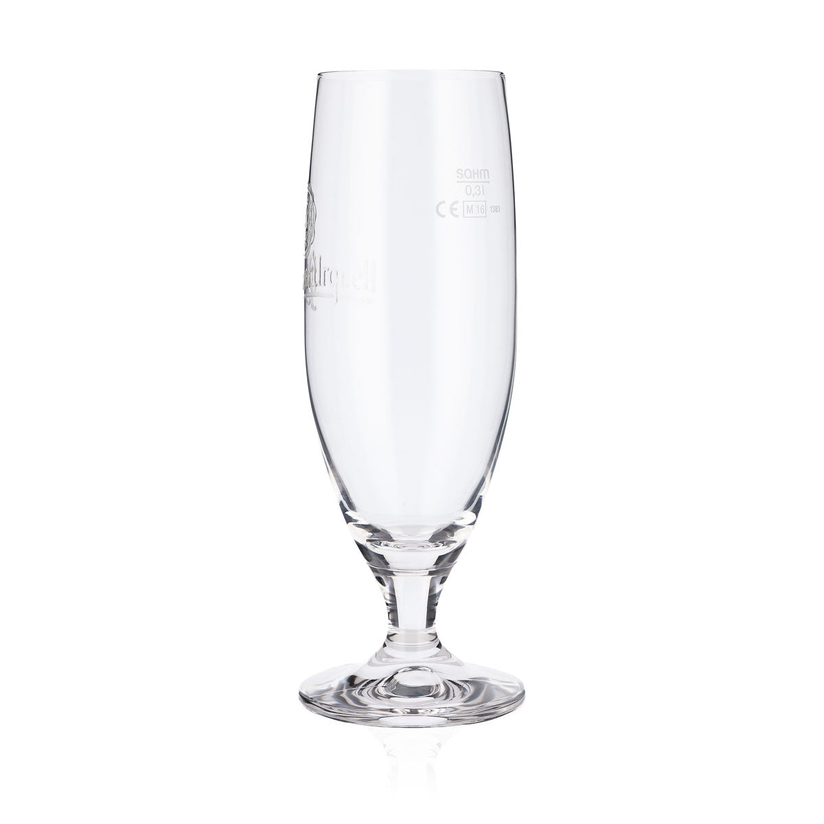 6x Pilsener Urquell Bierpokal Biergläser 0,3l Bierglas Relief Fußprägung – Ansicht 5