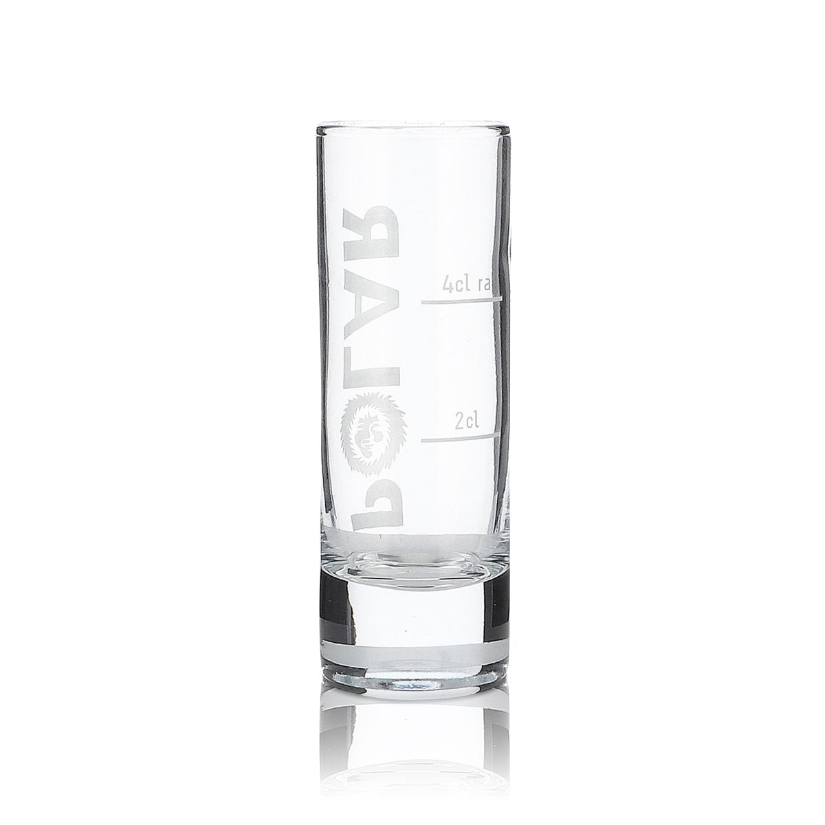 6x Polar Limes Vodka Glas Shotglas, Stamer, Kurzglas, weiß satiniert – Ansicht 3