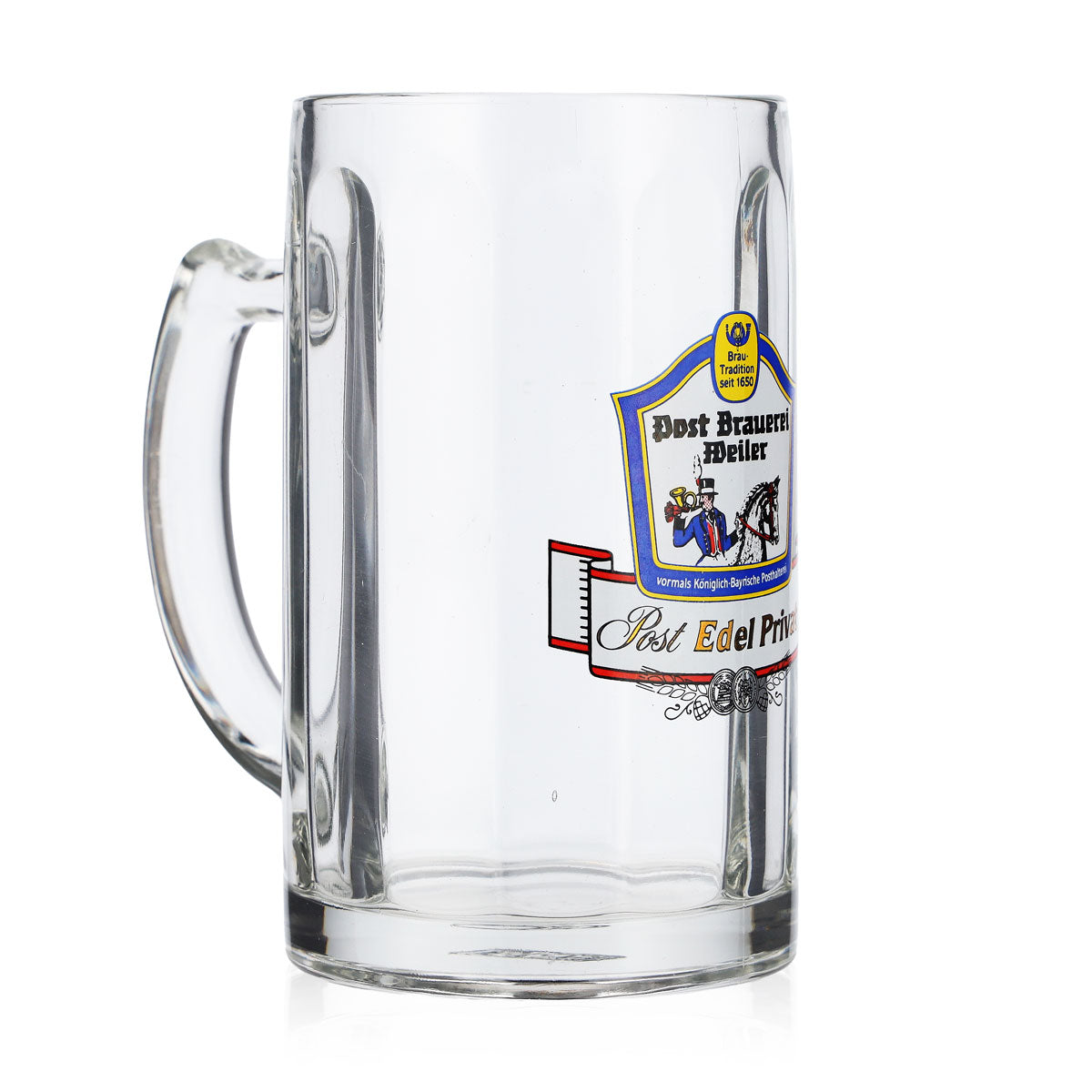 6x Post Brauerei Weiler Bierglas Bierseidel Gläser 0,3l Bierkrug – Ansicht 3