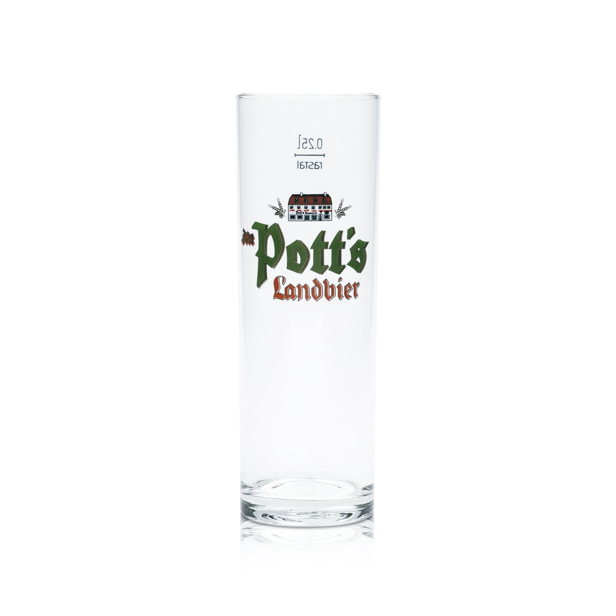 6x Potts Bier Glas 0,25l Kölsch Stange Landbier Gläser Willi Becher Cup Pokal – Ansicht 2