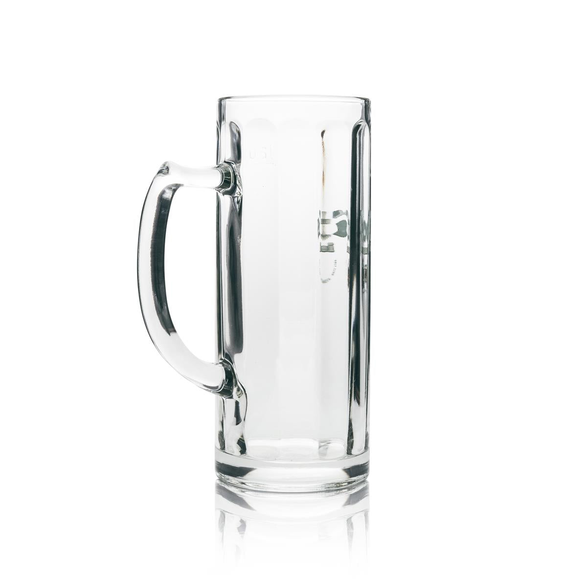 6x Potts Bier Glas 0,5l Krug geriffelt Rastal – Ansicht 3