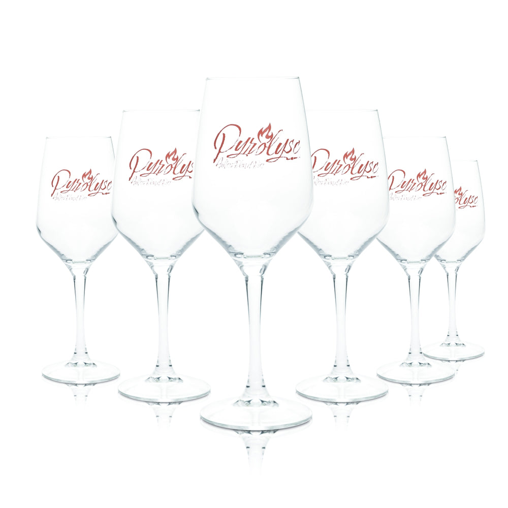 6x Pyrolyse Bier Glas 0,44l Pokal Tulpe Gläser Belgian Blonde BeerSelect Brew