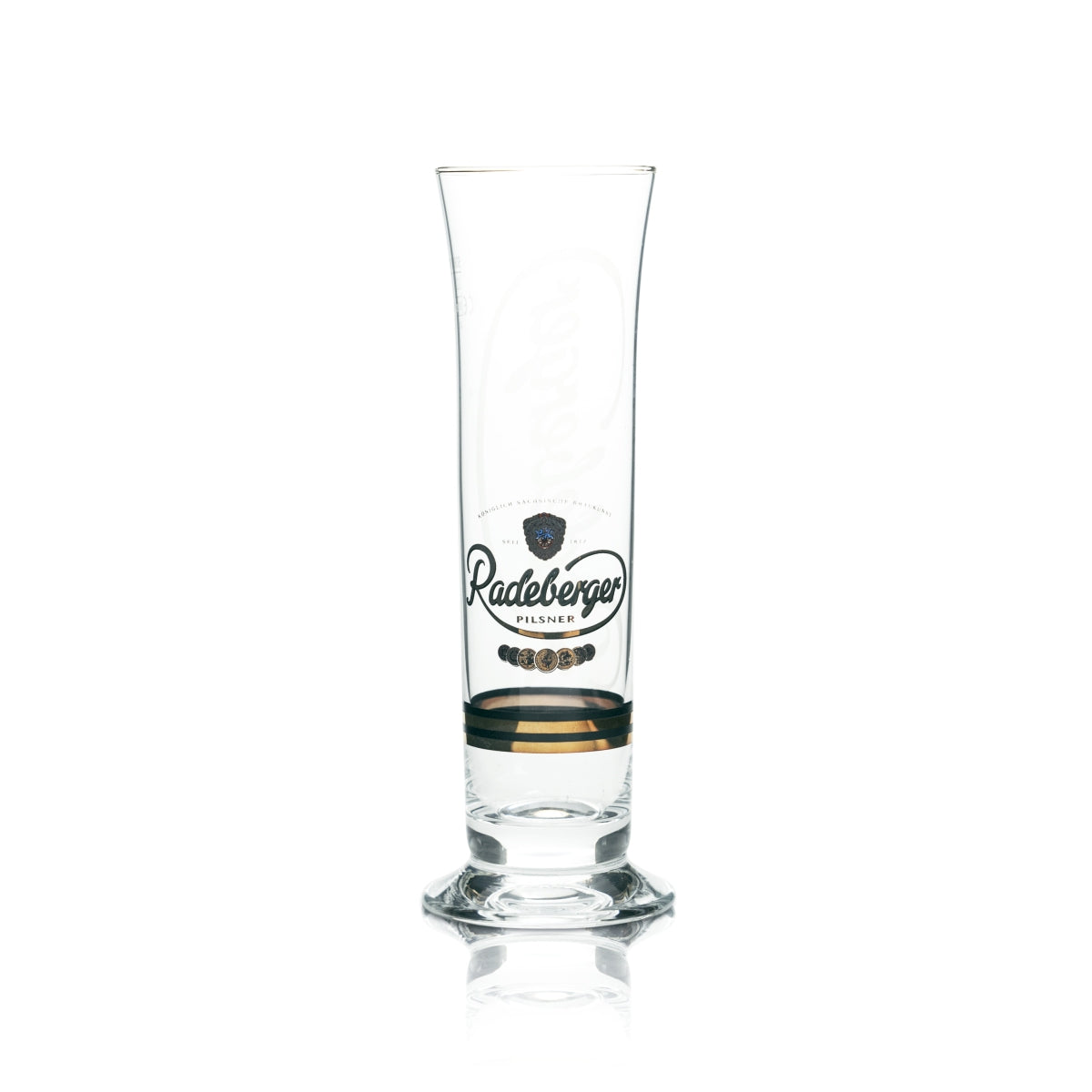 6x Radeberger Bier Glas 0,2l Pokal Logo Szene Gläser Stange Brauerei Beer Tulpe – Ansicht 2