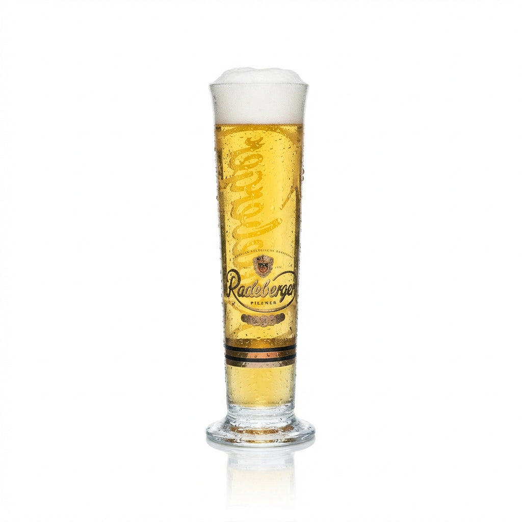 6x Radeberger Bier Glas 0,3l Pokal Stange Tulpe Beer Szene Gläser Pils Gastro – Ansicht 2