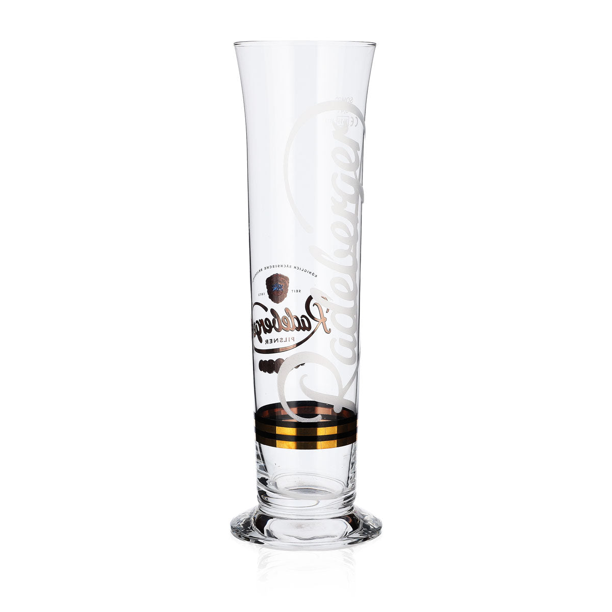 6x Radeberger Bier Glas Biergläser Stange 0,4l Pokal Szeneglas Sahm – Ansicht 7
