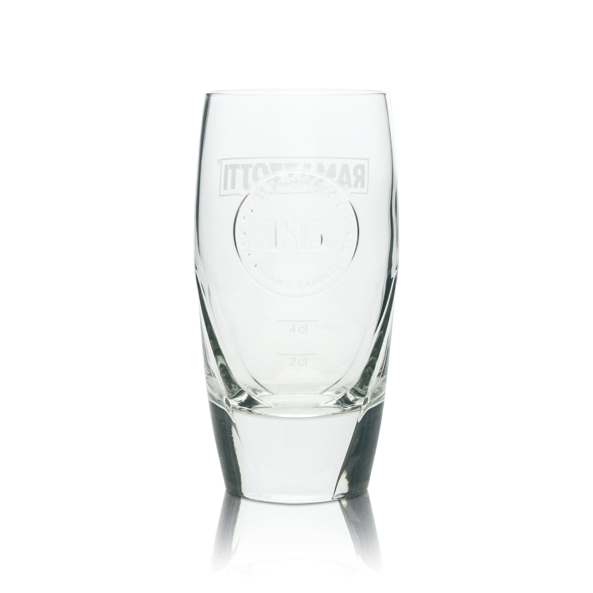 6x Ramazzotti Glas 0,2l Tumbler Crema Relief Gläser Gastro Amaro Cappucino 1815 – Ansicht 3