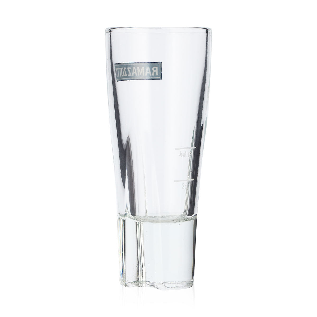 6 Ramazzotti Likör Glas 0,15l Longdrinkglas Logo Waagerecht oben neu + 6 Stirrer – Ansicht 3