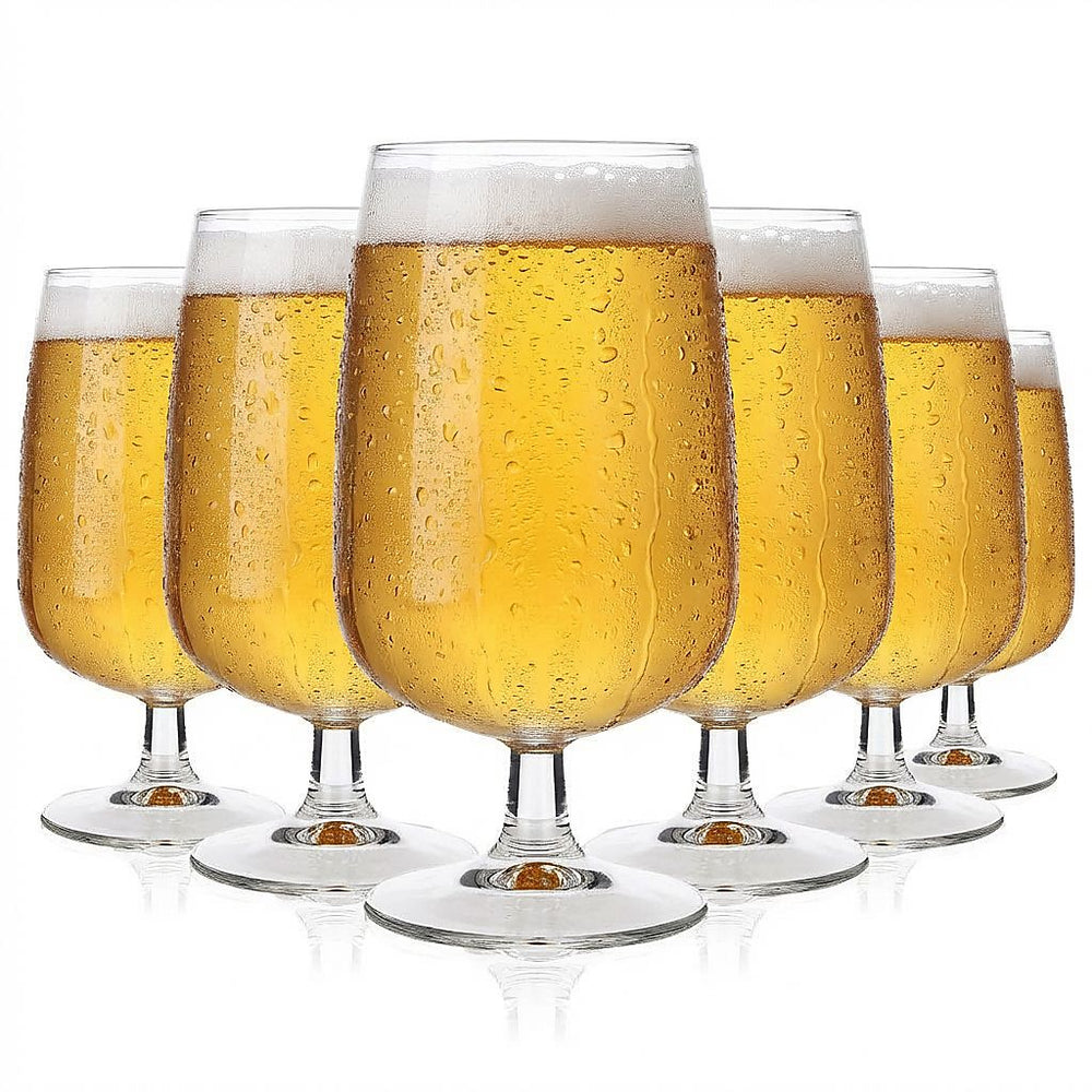 6x Rastal Bierglas 0,5 l Pokal Biertulpe – Universalglas ohne Logo in Gastroqualität