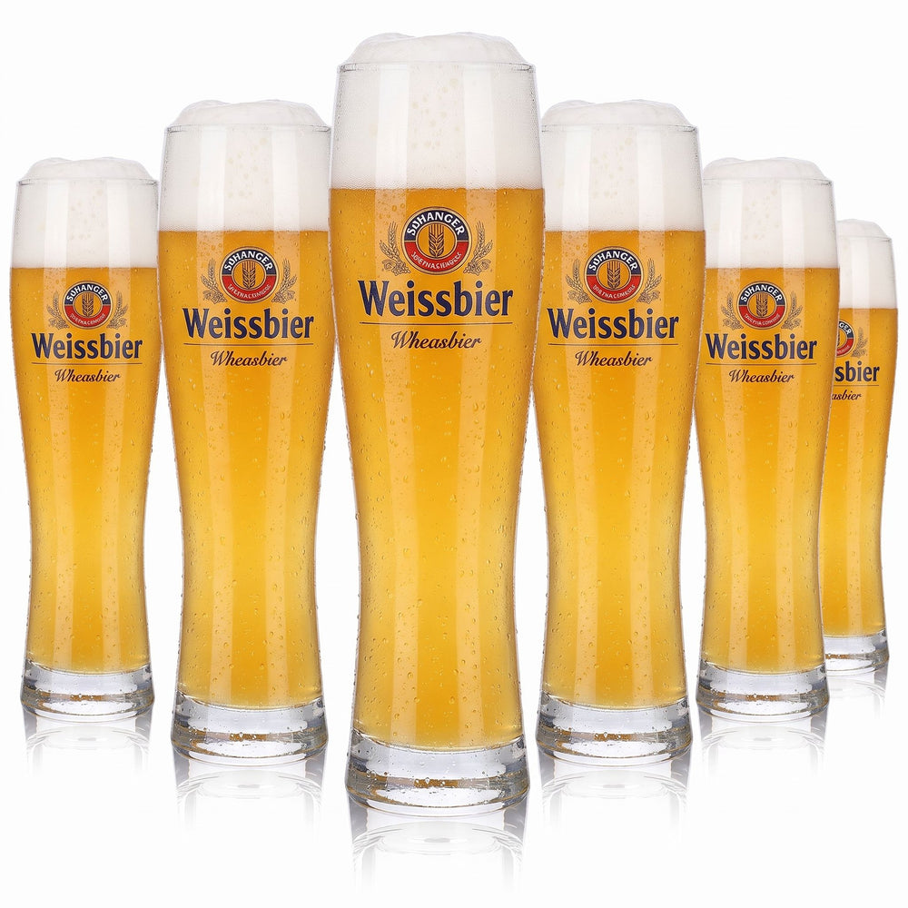 6x Rastal Glas 0,5l Weizenglas Monaco Slim