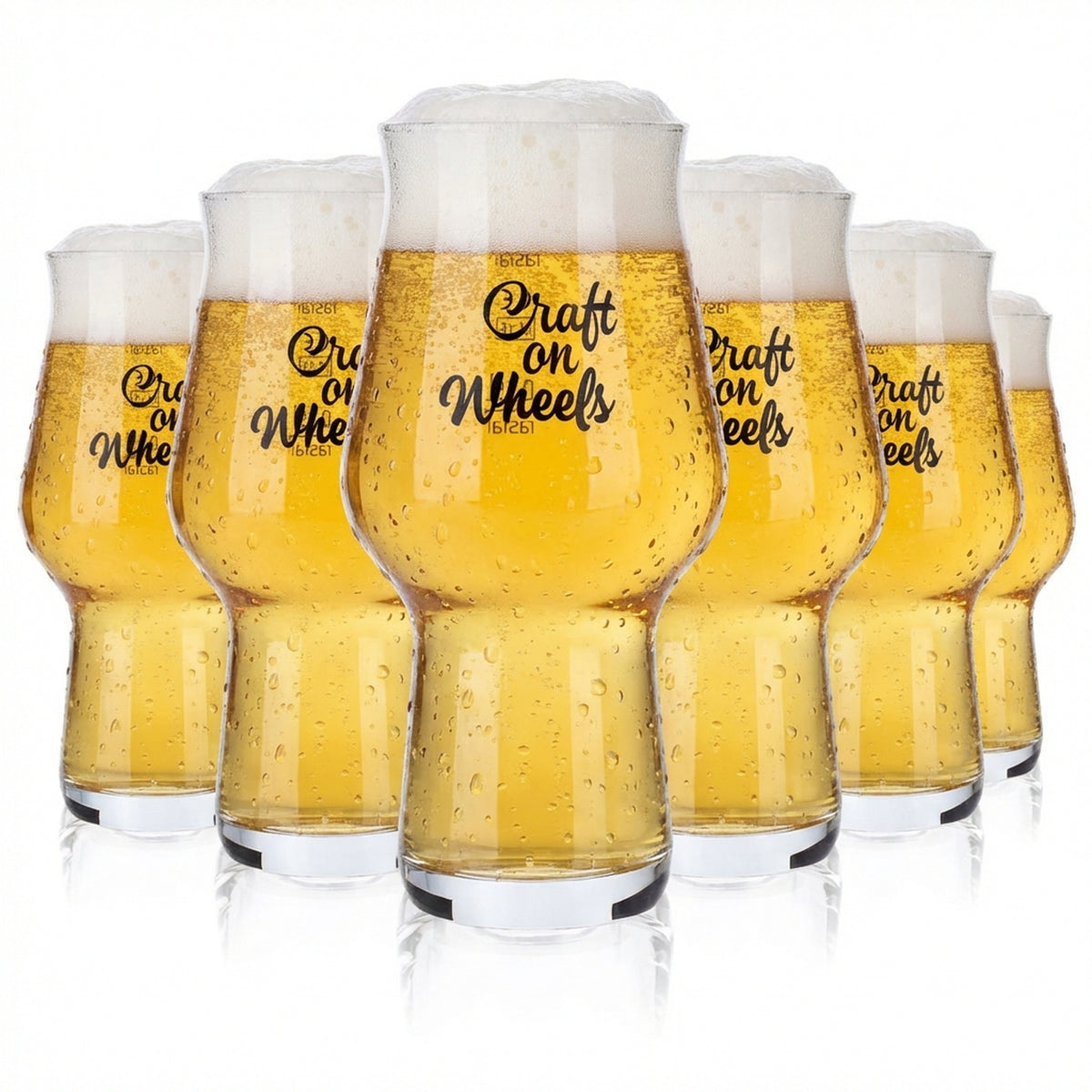6x Rastal Gläser 0,4l Craft Beer Glas "Craft on Wheels" Craft Master One