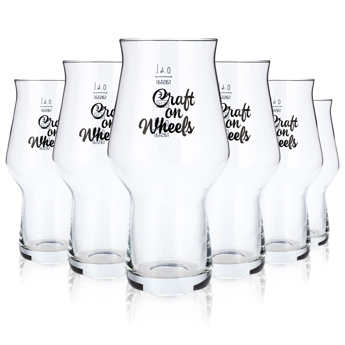 6x Rastal Gläser 0,4l Craft Beer Glas "Craft on Wheels" Craft Master One – Ansicht 6