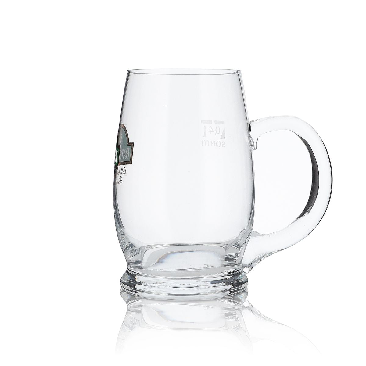 6x Ratsherrn Glas 0,4l Bierkrug Humpen Seidel Gläser Set Brauerei Gastro Eiche – Ansicht 3