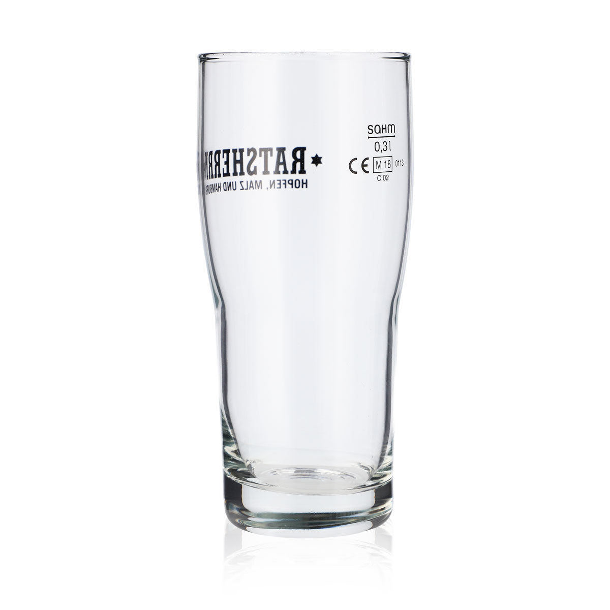 6x Ratsherrn Pils Bierglas 0,3l Biergläser"Brewhouse" Exclusive Becher – Ansicht 4