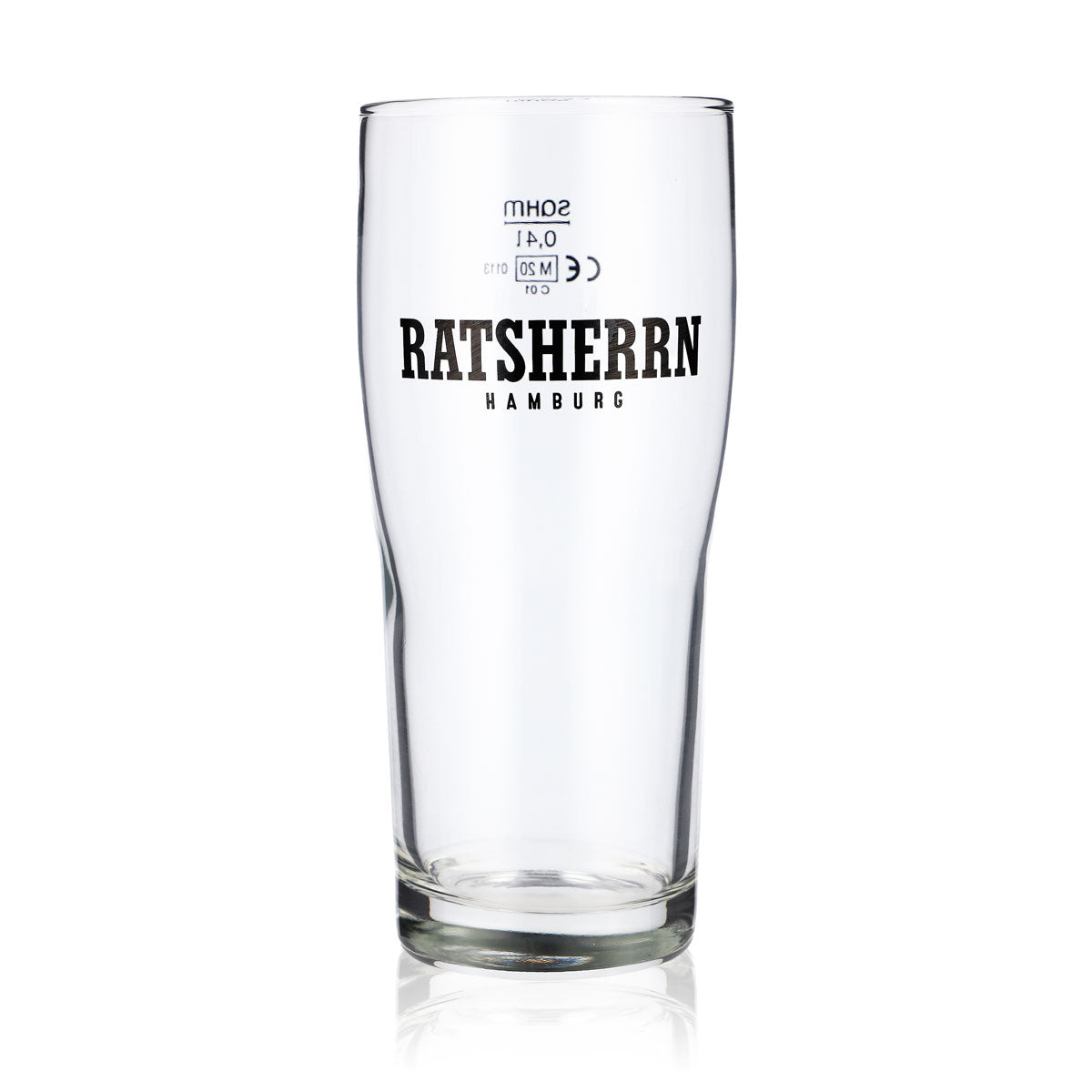 6x Ratsherrn Pils Bierglas 0,4l Biergläser"Brewhouse" Exclusive Becher – Ansicht 2