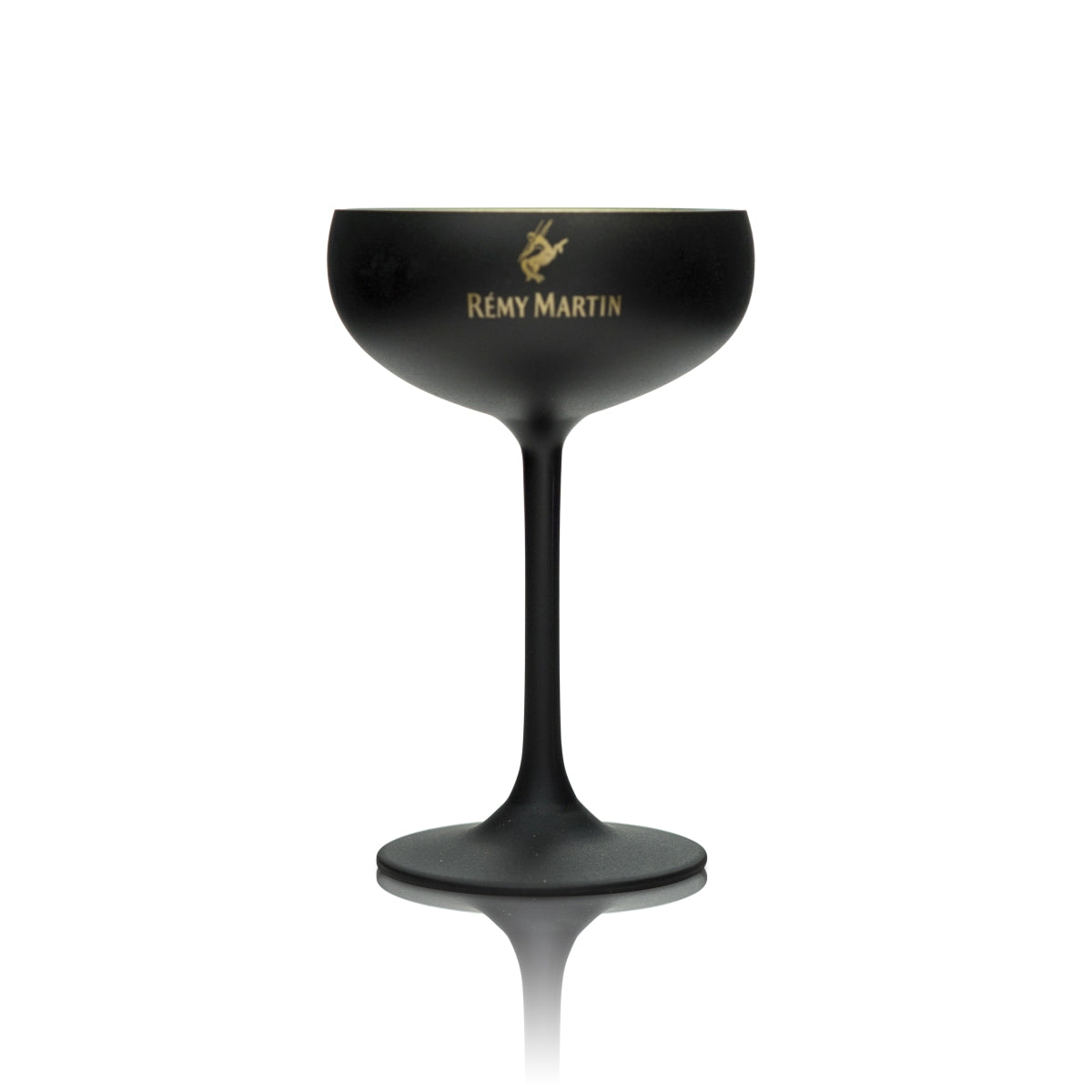 6x Remy Martin Cognac Glas Cocktailschale schwarz matt 0,1l Coupette Martini Gläser – Ansicht 2