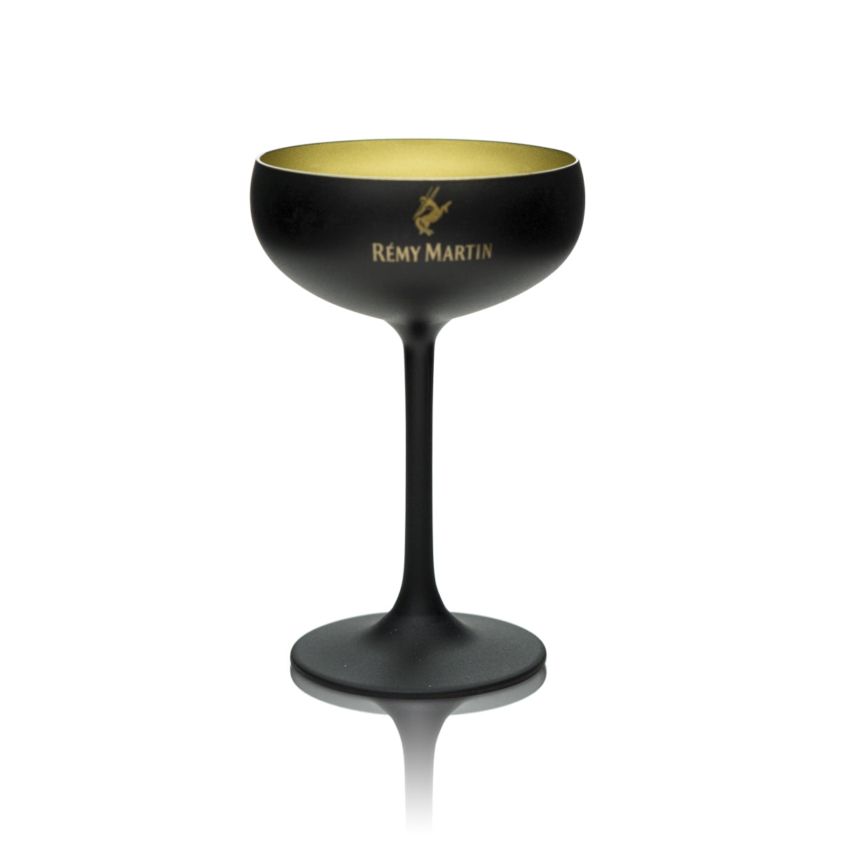 6x Remy Martin Cognac Glas Cocktailschale schwarz matt 0,1l Coupette Martini Gläser – Ansicht 4