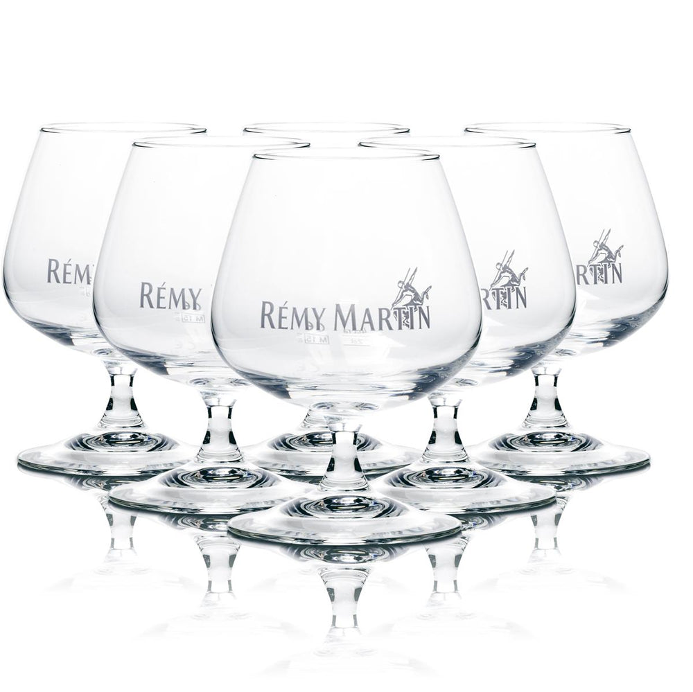 6x Remy Martin Cognac Glas Snifter Tumbler Schwenker