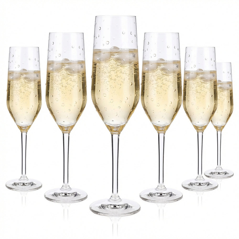 6x Ritzenhoff Sekt Glas Flöte Cava 0,25l Sektglas Kristallglas Cristal