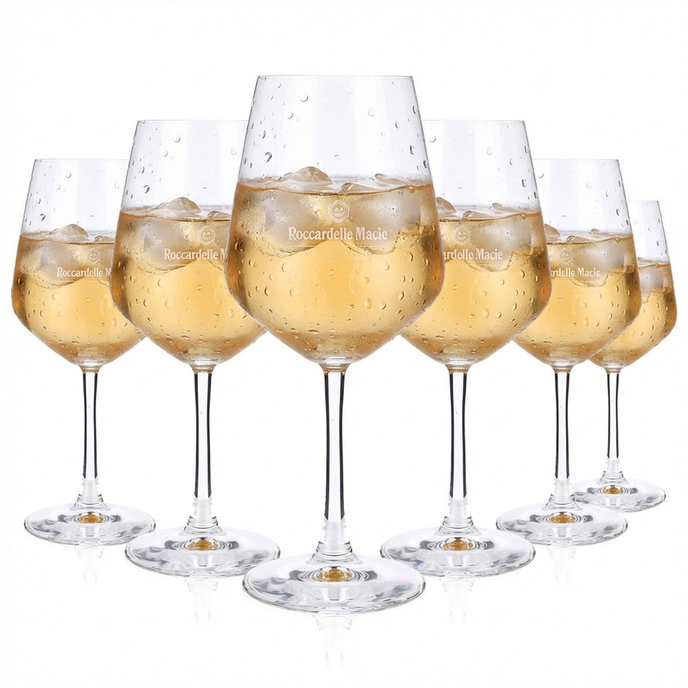 6x Rocca delle Macie Wein Gläser Weinglas Stielglas Glas Weingläser 0,53l