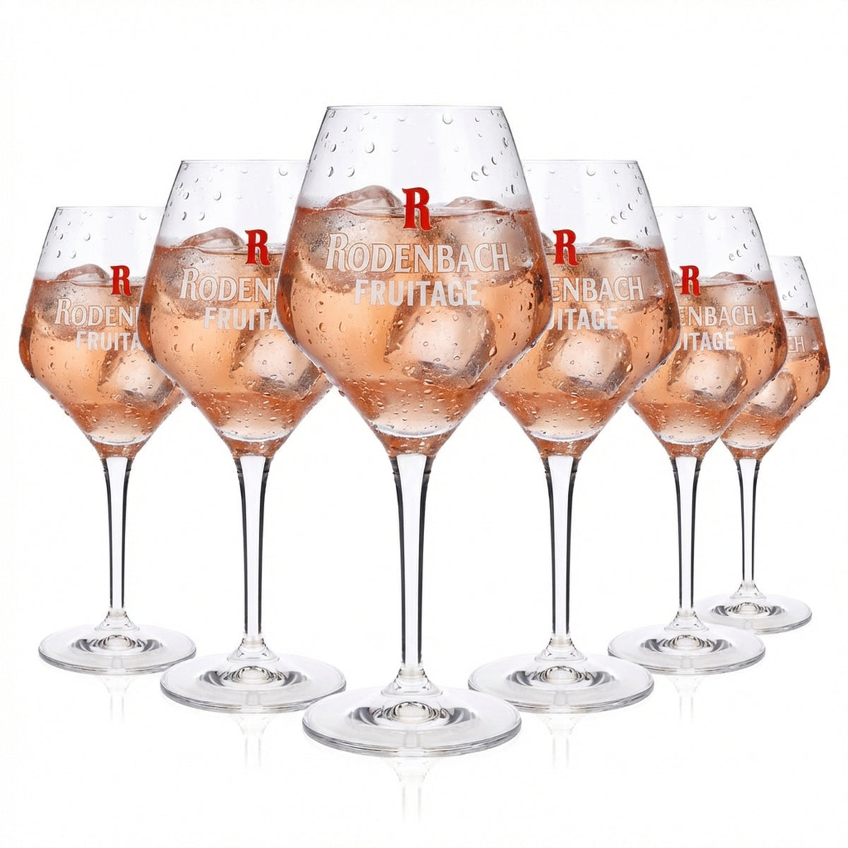 6x Rodenbach Bier Glas 0,25l Ballonglas Biergläser Sommelierglas "Fruitage"