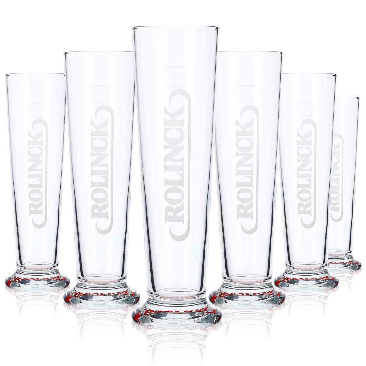 6x Rolinck Bier Glas Bierglas Gläser 0,3l Becher/Pokal Rastal Stange – Ansicht 5